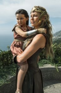 Hippolyta and young diana